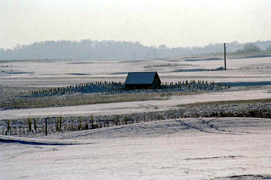 Hut in Snow - The Original Image