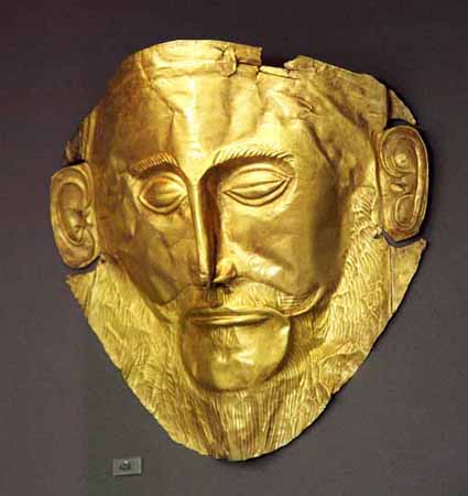 Gold Mask from Mycenae